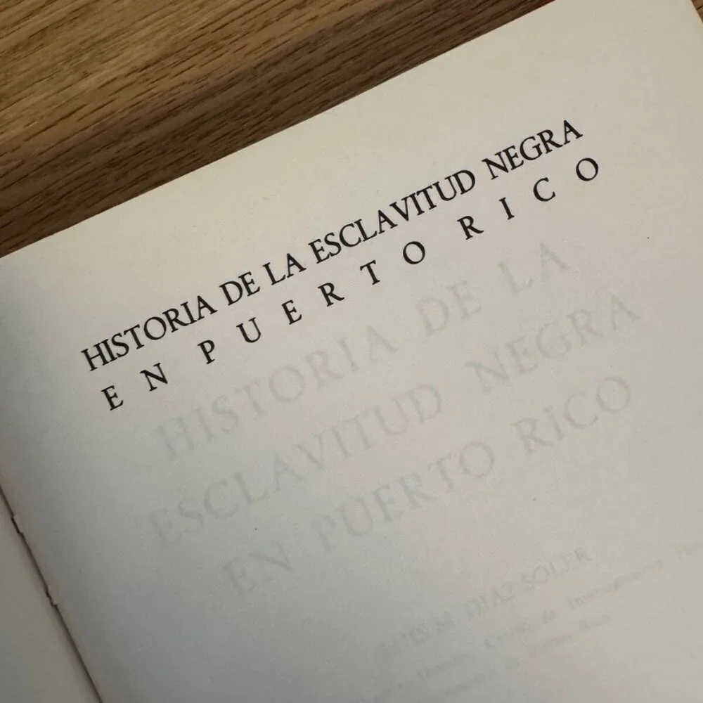 Historia de la Esclavitud Negra en Puerto Rico - Luis M. Díaz Soler vintage